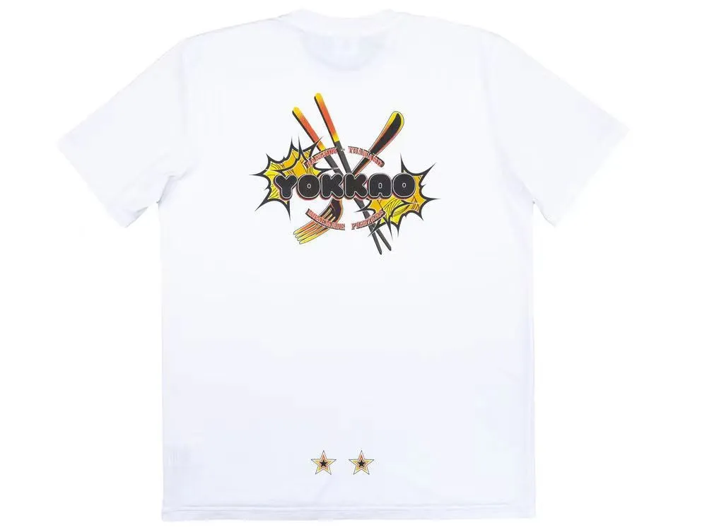 Yokkao Pad Thai MMA Muay Thai Boxing T-shirt - SHORT SLEEVES S-XL White