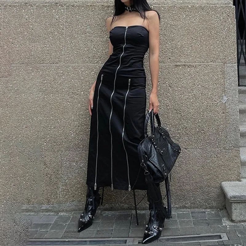 Zip Up Dress