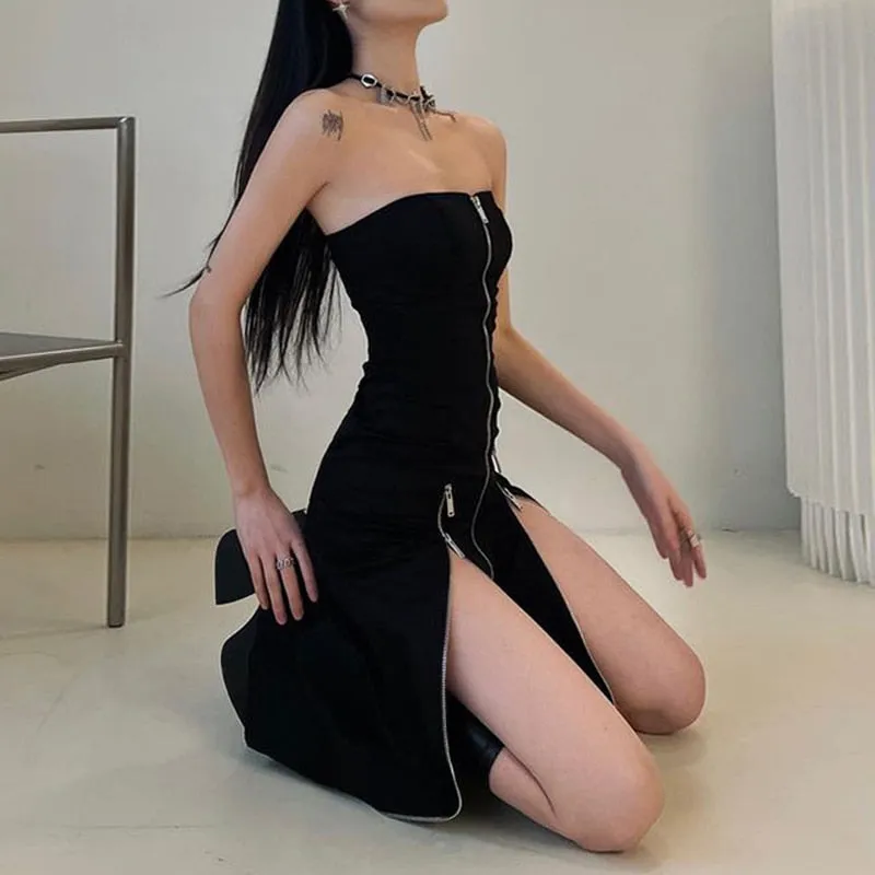 Zip Up Dress