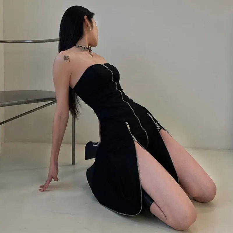 Zip Up Dress