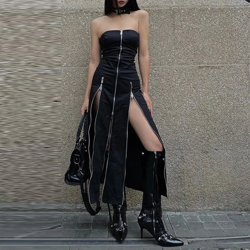 Zip Up Dress