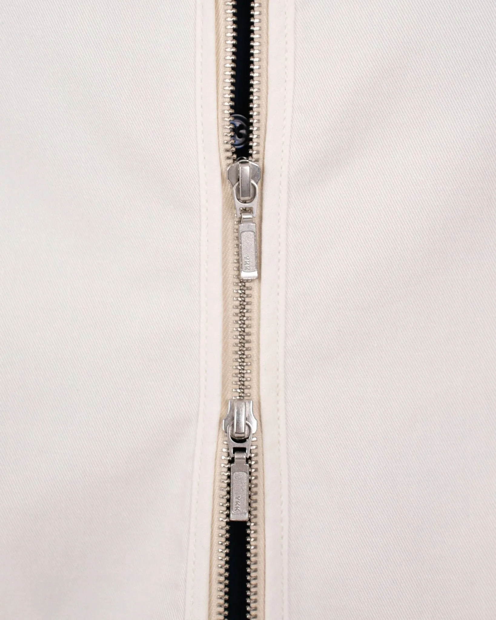 Zip Up Vest Hvid